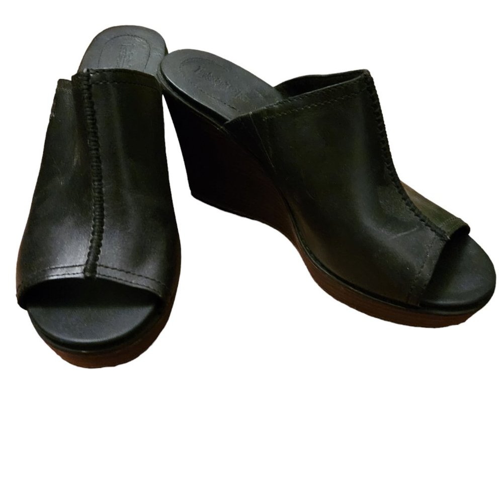 🔥🔥Timberland leather open-toe wedges, Women's 7.5🔥🔥